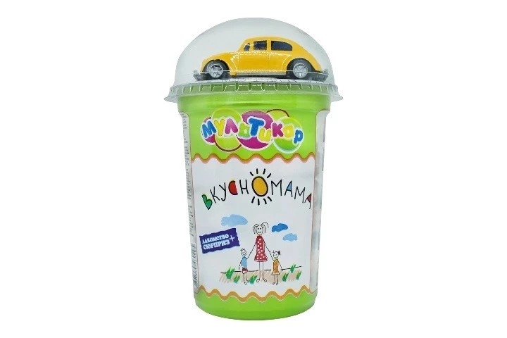 Кукурузные шарики с игрушкой для мальчика Мультикар