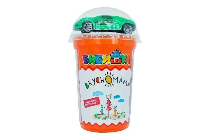 Кукурузные шарики с игрушкой для мальчика Бибишка