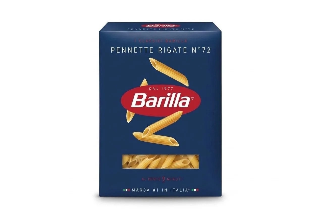 Макароны Пенетте Ригате (PENNETTE RIGATE) №72 Barilla 450г