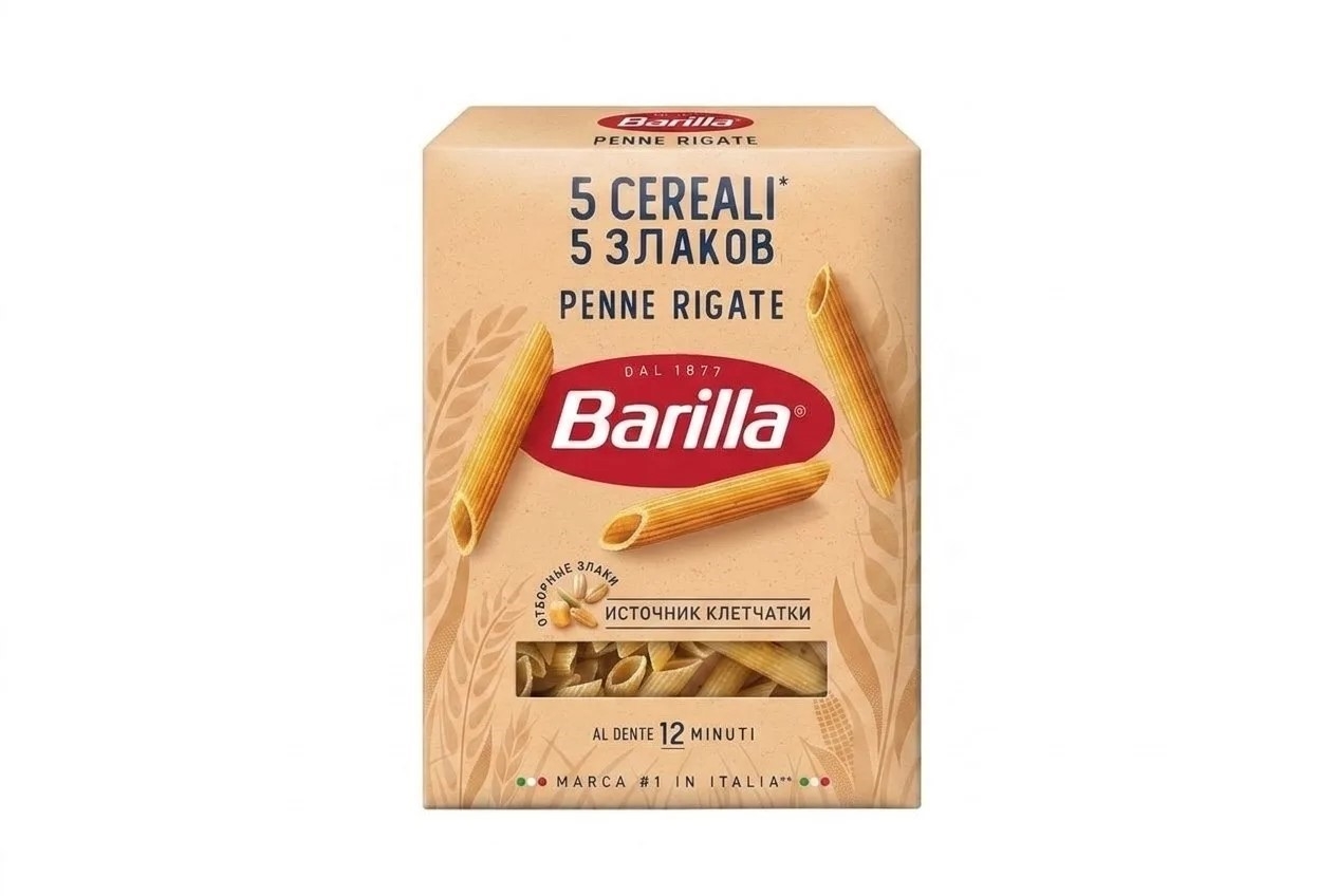Макароны Penne Rigate 5 злаков Barilla 450 г