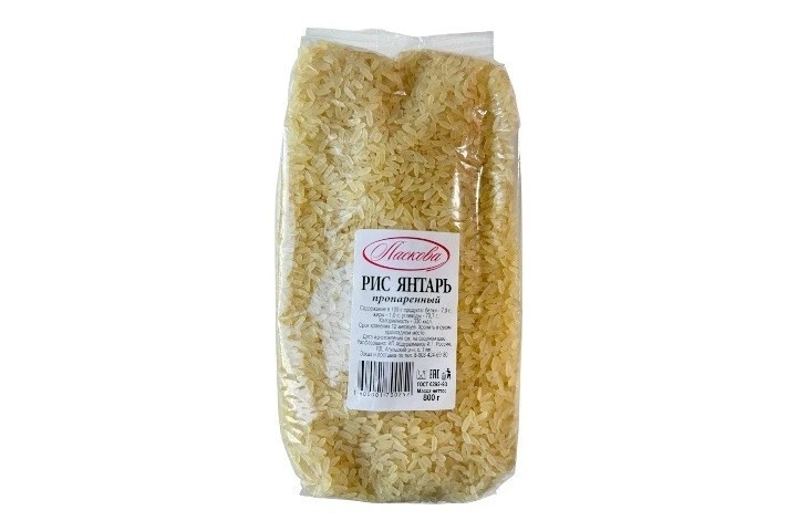 Рис янтарь Ласкова 800 г