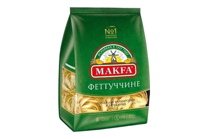 Макароны Гнезда феттуччине Макфа в/с 450 г