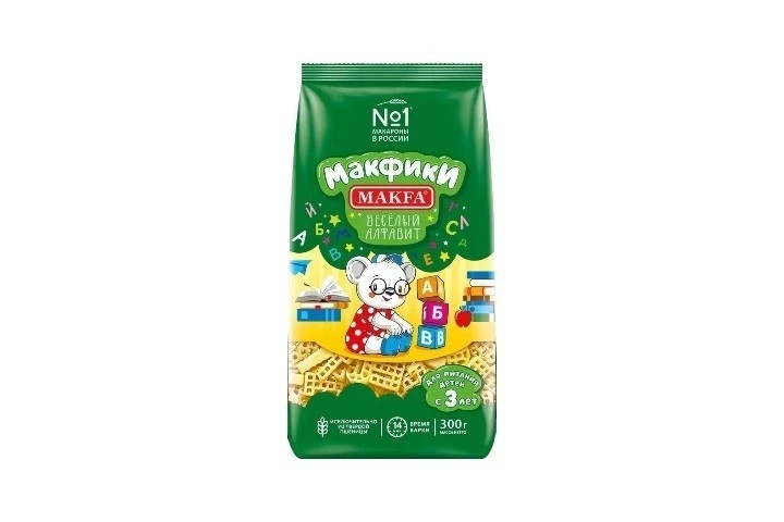 Макароны Веселый алфавит Макфа в/с 300 г
