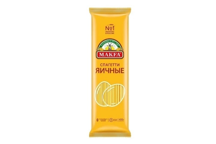 Макароны Спагетти яичные Макфа 450 г