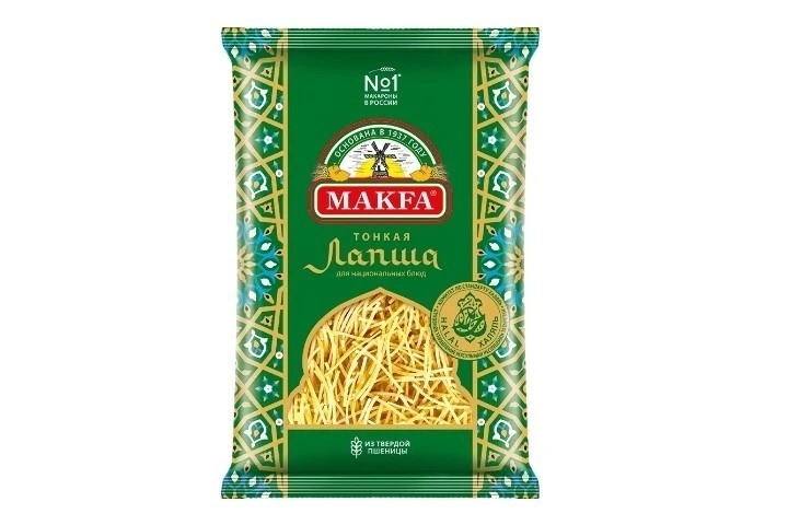 Макароны Лапша тонкая Макфа 300 г