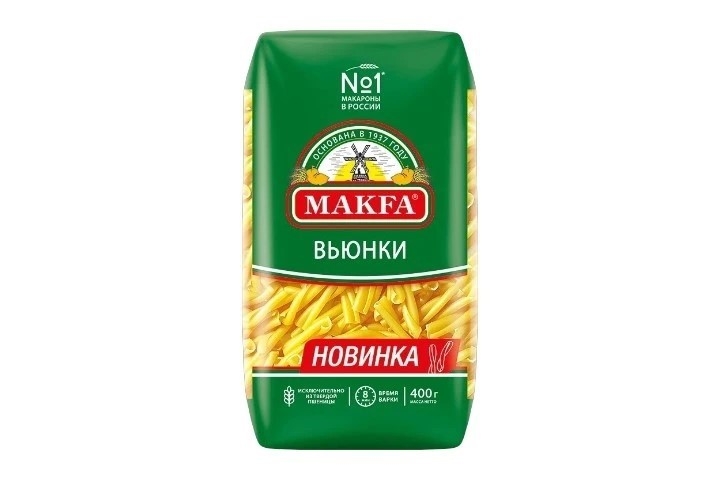 Макароны Вьюнки Макфа в/с 400 г