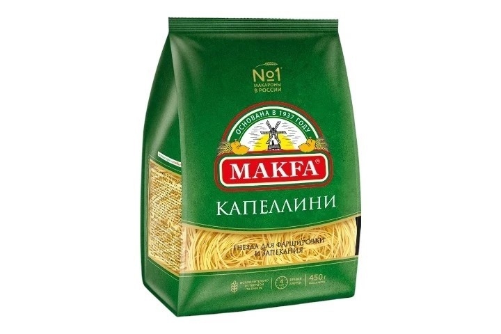 Макароны Гнезда капеллини Макфа в/с 450 г