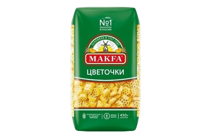 Макароны Цветочки Макфа 450 г