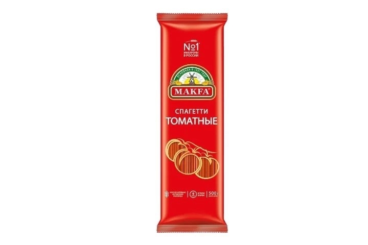 Макароны Спагетти томатные Макфа 2с 500 г