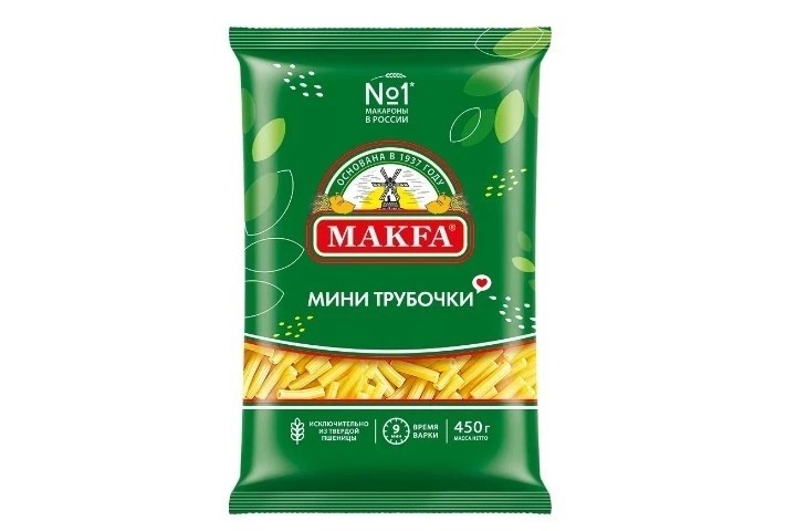 Макароны Мини трубочки Макфа 450 г