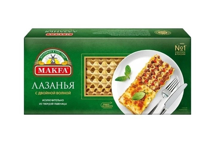 Макароны Лазанья Макфа 500 г