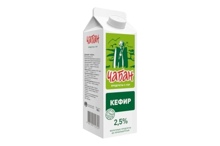 Кефир Чабан 2,5% п/пак 0,9 л