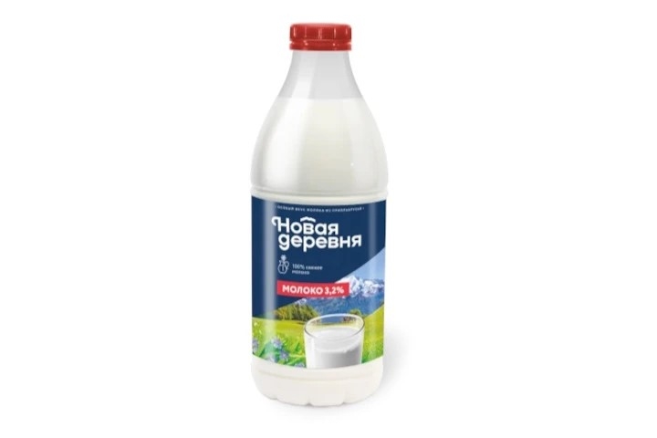 Молоко Новая деревня 3,2% бут 1,4 л