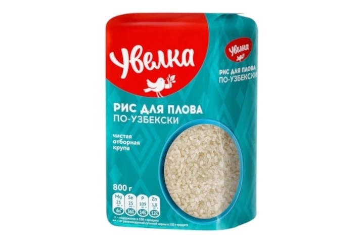 Рис для плова Увелка 800 г