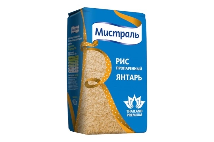 Рис Янтарь Мистраль 900 г
